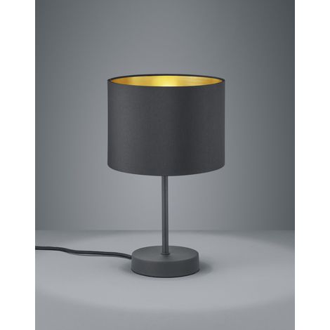 Lampada da Tavolo Hostel Metallo Nero-Oro Ø20 cm Trio Lighting