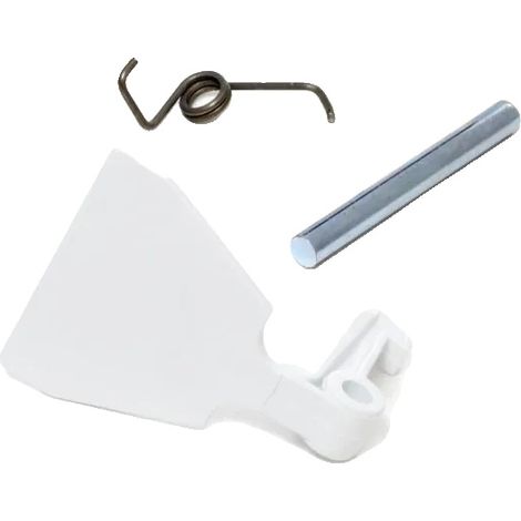 Pestillo para puerta de lavadora, plástico resistente, tamaño estándar, compatible con varias marcas, fácil instalación, construcción robusta.