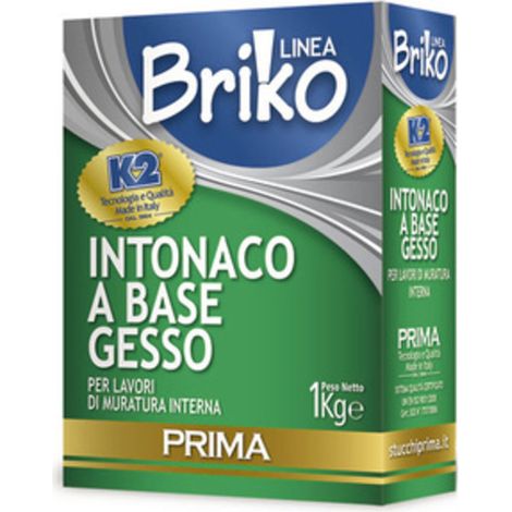LINEA BRIKO INTONACO PER INTERNO DA  1 KG- 12,0 pz