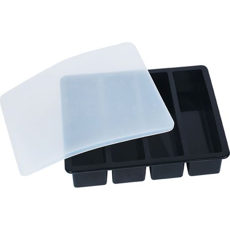 Moule À Glaces En Silicone - Couverture Détachable - Sans BPA - Pour Maison Et Bar - 1 Pièce (1/5)