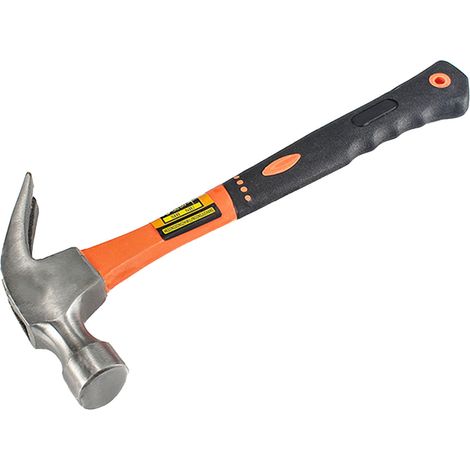 Marteau à griffe arrache-clous face ronde haute résistance bonne dureté outil portable professionnel (1/5)