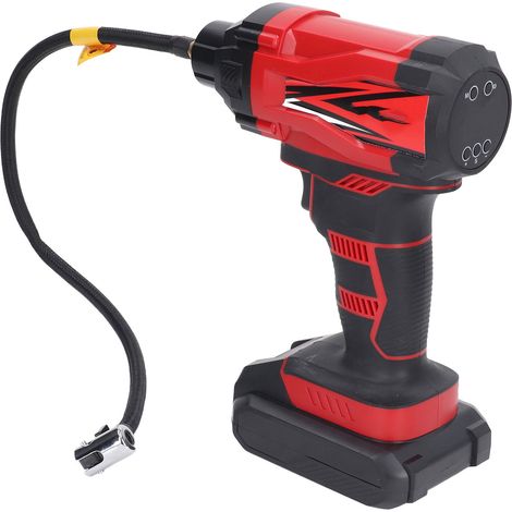 Gonfleur de pneu sans fil à affichage numérique, pompe à air portative sur batterie pour voiture, bouées de piscine et ballons de basket, 12V (1/5)