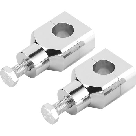 2,5 cm (1 Zoll) Lenkererhöhungen mit Klemme und Schraube, universelle Motorradteile, passend für Yamaha V-Star (1/5)