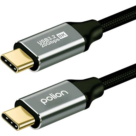 USB-C/C-Kabel  3.2 Gen.2  20 Gbit/s  8K  PD 100 W  2 m