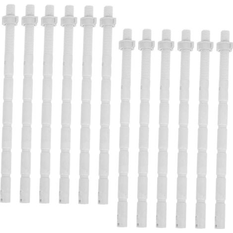 12 Tiges de Bouton Poussoir Wc en Plastique, Lot de 12 Pièces (1/5)