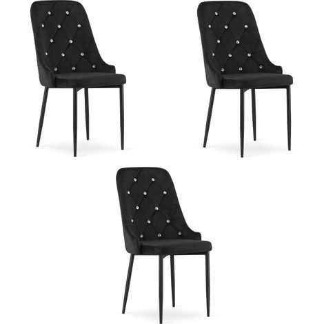 Amore Stuhl - schwarz x 3 (1/5)
