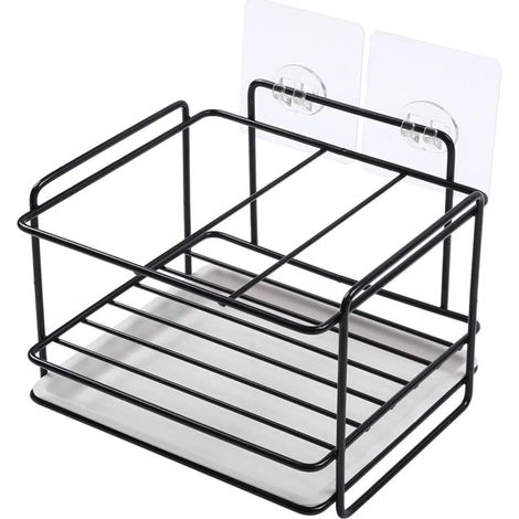 Kitchen Sponge Holder, Sink Basket, Kitchen Sink Organizer, Wall Mounted Storage Design, for Storing Dishwasher Liquid Soap Brush Towel Dish Drainer Holder Bathroom (1/5)