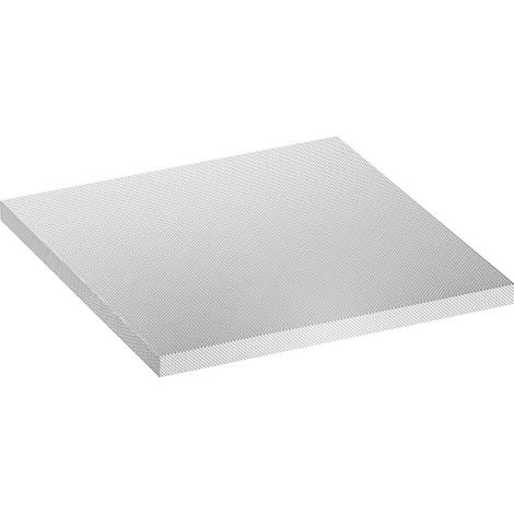 VIGOR Edelstahl-Arbeitsplatte Tief, klein, (LxBxH) 676 x 700 x 40 mm