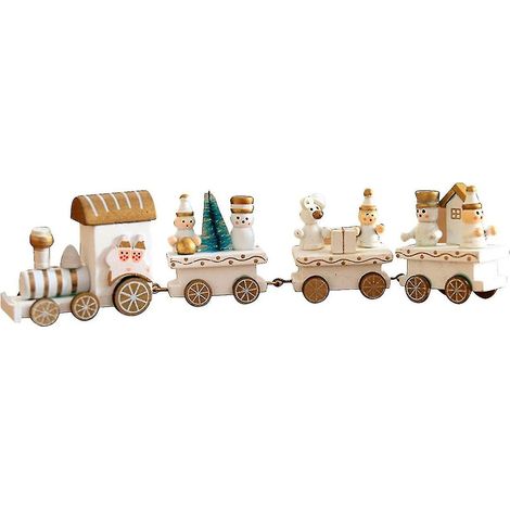 Petit train en bois pour décoration ou cadeau (1/5)