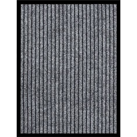 Fußmatte Grau Gestreift 40x60 cm