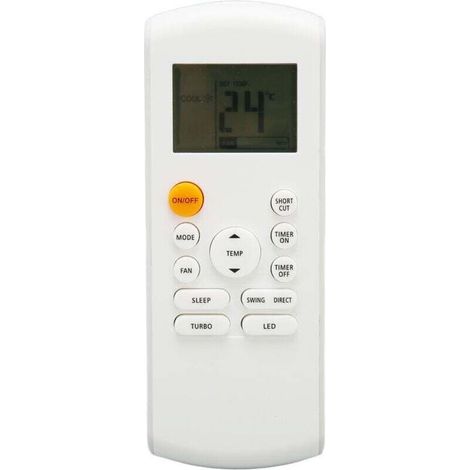 Telecomando di ricambio per condizionatore con retroilluminazione a LED per modelli RG57B1 BGE RG57B2 BGE RG57B BGE RG57 BGE RG57A BGE RG57A6 (1/4)
