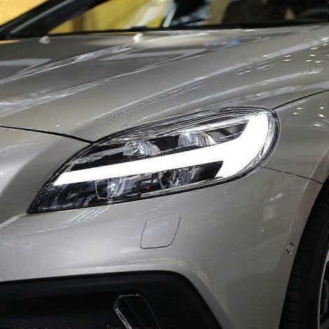 Für Volvo V40 2013-2019 Rechte transparente Lampenabdeckung (Autobahn)