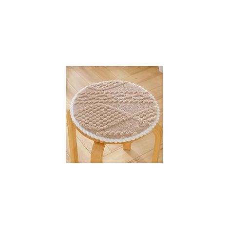 Coussin De Chaise Rond en Éponge, Coussin De Siège en Peluche, Coussins De Chaise Antidérapant Épais/Coussin De Tabouret 40  40CM