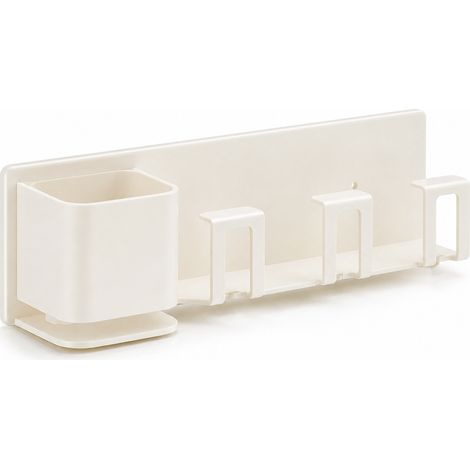 Wall-Mounted Toothbrush Holder without Drilling Bathroom 3P