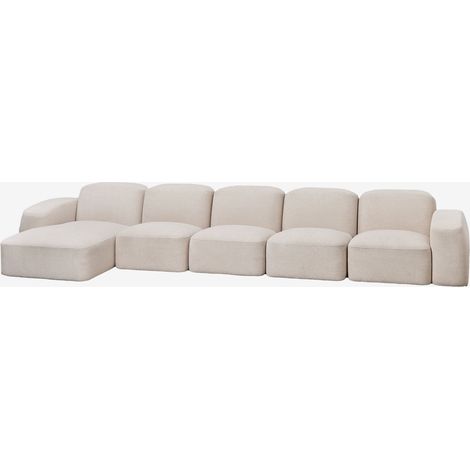 Divano modulare Bastian Chaise Longue Sinistra a 5 pezzi SKLUM (1/5)