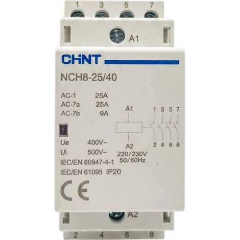 Contacteur modulaire 4P - GC25 - GC2540M5 - Chint (1/3)