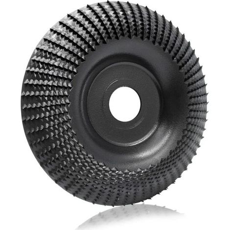 Disque Bois Meuleuse 125 mm, Disque Abrasif en Bois, Disques de Meulage du bois en Carbure de Tungstène pour Façonner, Meuler et Couper - Compatible avec Meuleuses d'angle 125mm 1 pièce