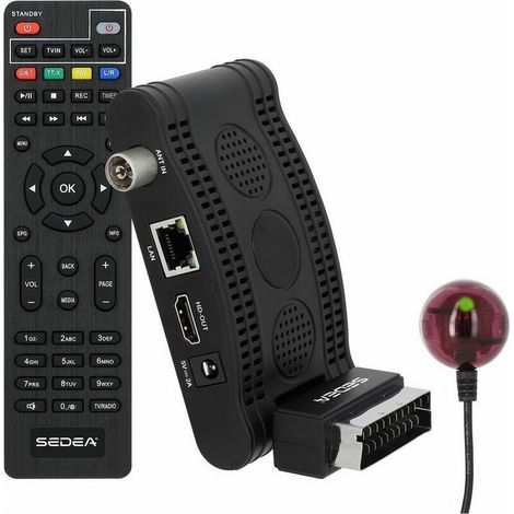 Mini Récepteur TNT - SEDEA - SNT-360-HD - Haute définition - Compact - Télécommande incluse (1/5)