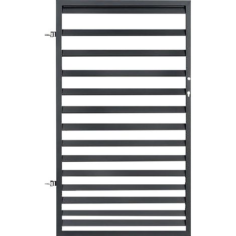 Polbram Einzeltor Leni 120 links 90 x 120 cm, RAL-Farbe 7016 Gartentore