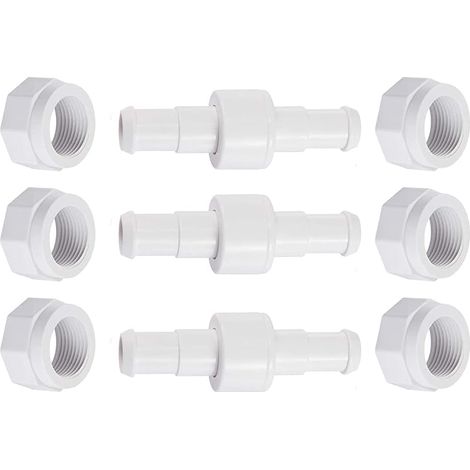 Tuyau pivotant D20 avec écrou D15 - Compatible avec Zodiac Polaris 280, 380, 180 - Pièce de rechange
