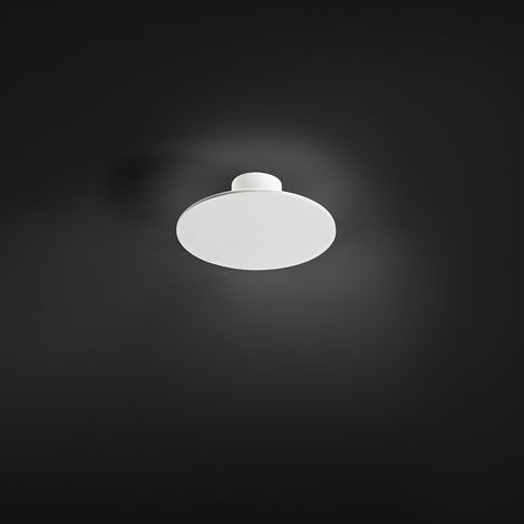 Plafoniera Moderna Nebula Metallo Bianco Led 15W Dimmerabile Ip20 D25 (1/2)