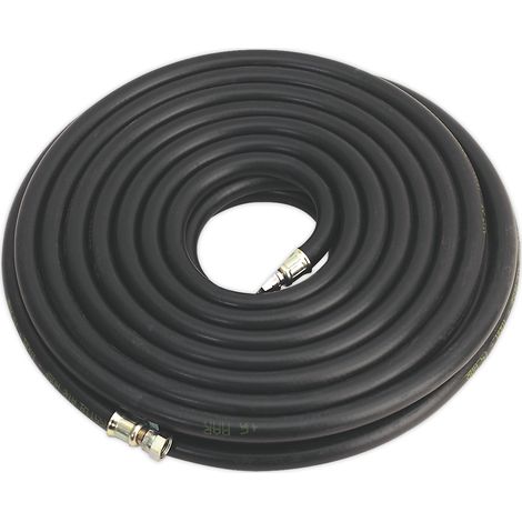 Sealey Heavy-Duty Air Hose with 1/4""BSP Unions 15m x 10mm AH15RX/38