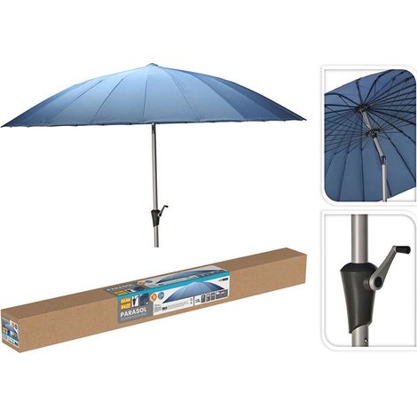 Parasol azul, ø280 x 248 cm