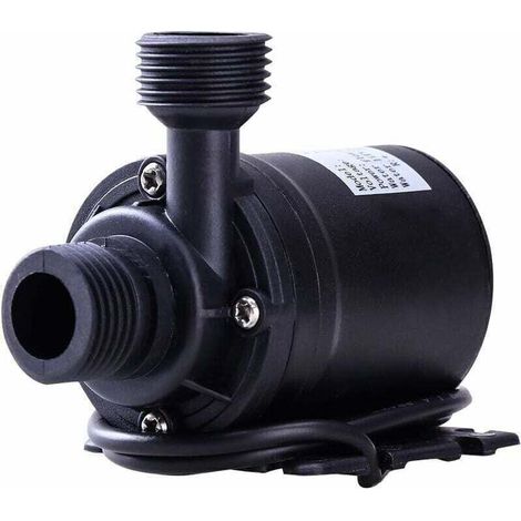 DC 12V Pompe à eau submersible sans balai 800L / H 5M pour système de circulation d'eau de système de circulation solaire de la piscine Fontaine(Cordon d'alimentation non inclus) (1/4)