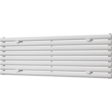 Omeara Axis - White Horizontal Radiator H464mm x W1400mm Single Panel (1/3)