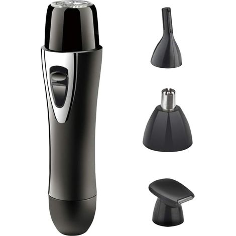 Tondeuse Électrique Rechargeable USB Coupe-poils de Nez et Oreilles Compacte Noire pour Hommes et Femmes Usage Personnel (1/5)