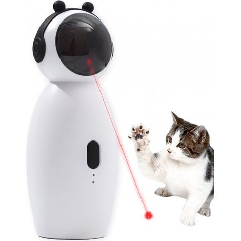 Jouet laser électrique pour chats, stylo laser pour chats avec câble de chargement et moteur silencieux (1/5)