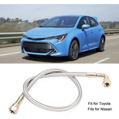 T3/T4 24-Zoll-Turboölzuleitung, AN4-Kit für Toyota und Nissan, Gewindeanschluss, Hochleistungsschlauch. (1/5)