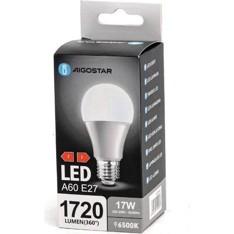 LAMPADINA LED E27 17 W 6400K BIANCO FREDDO A60 1360 LM (1/5)