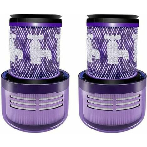 Set mit 2 Ersatz-HEPA-Filtern für den Dyson V12 Detect Slim Staubsauger – kompatibles Ersatzteil, neue Filterkartusche. (1/4)