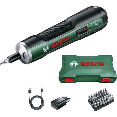 Atornillador eléctrico compacto Bosch PushDrive negro 3,6 V (1/2)
