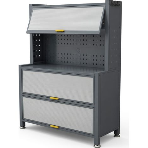 Mueble de almacenaje para alimentación de bebé gris premium modelo 10