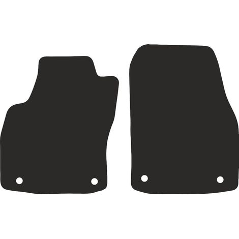BASIC Velours-Fußmatten für vorne für: Opel Astra H Limousine, Schrägheck, Kombi, TwinTop, Cabrio, Coupé (2003-2010) (1/2)