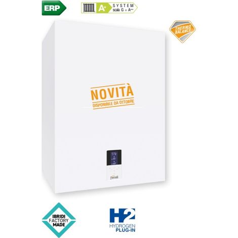 caldaia ferroli a condensazione bluehelix hitech rrt 34 k 50 con accumulo di 50 litri kit scarico fumi omaggio low nox metano o gpl - novità