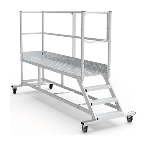 Plateforme roulante 4 marches - Hauteur max. de travail 2.80m - PTF2504D-RSP (1/5)