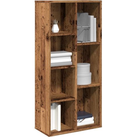 Bücherregal Altholz-Optik 50x25x104 cm