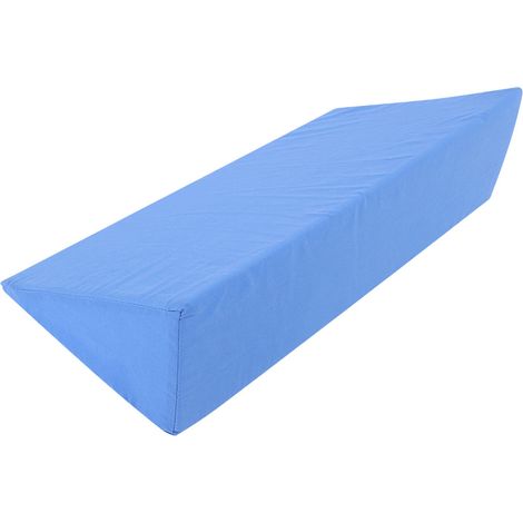 Coussin de soutien confortable en mousse pour surélever les jambes et soulager le dos et les lombaires (bleu) (1/5)