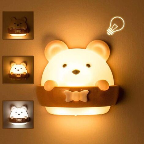 LED night light for kids, child night light, baby bedside lamp, portable USB charging night lamp, yellow light for reading, sleeping and relaxing, baby night light for children (1/5)