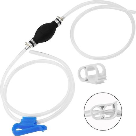 Pompe à siphon pour essence, pompe à siphon à carburant avec tuyau de siphon --- (1/5)