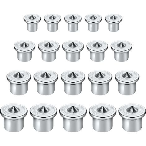 Point de pivot Centre 20 Pins à cheville en acier inoxydable Silver 6mm 8mm 10mm 12mm 20 pièces (1/4)