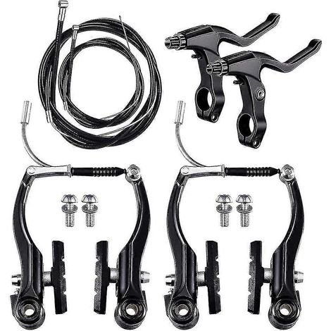 Convient aux kits complets de VTT, y compris les freins V-Brake, les câbles externes, le guidon et les composants de freins avant et arrière. (1/5)