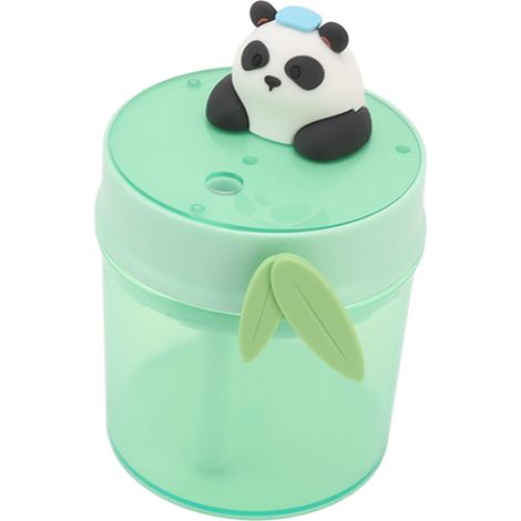 Mini humidificateur de bureau portable pour la chambre ou la maison, alimenté par USB, motif panda mignon, 510 ml (1/5)