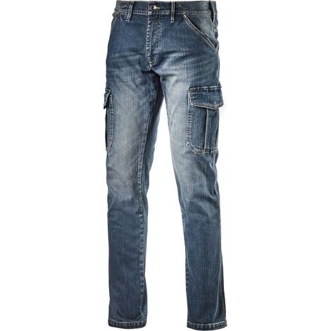 Diadora PANTALONE JEANS CARGO DENIM Col. Blu Mis. 30 (46)