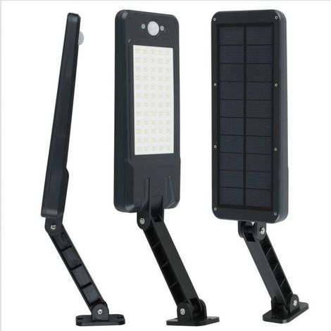 Applique Solaire - 60 LED - Capteur De Mouvement PIR - Étanche IP65 - 900 Lm - 120° Détection - Pour Patio Jardin Garage Balcon - 1 Pièce (1/5)