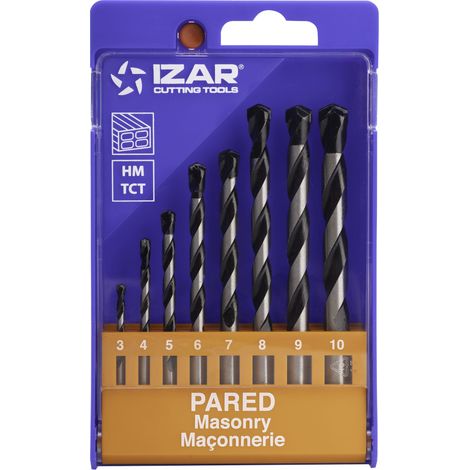 Brocas Pared IZAR Juego 8pz (1/4)