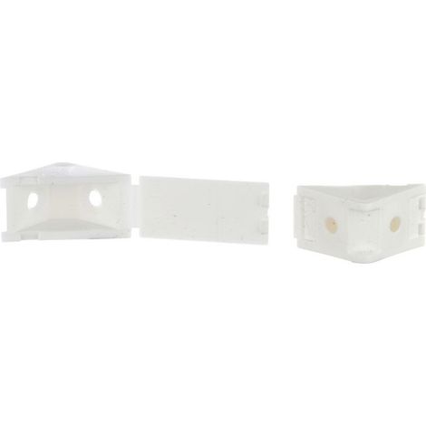 CENTRALE BRICO 8 taquets d'assemblage blanc, L.3.5 x l.3 cm